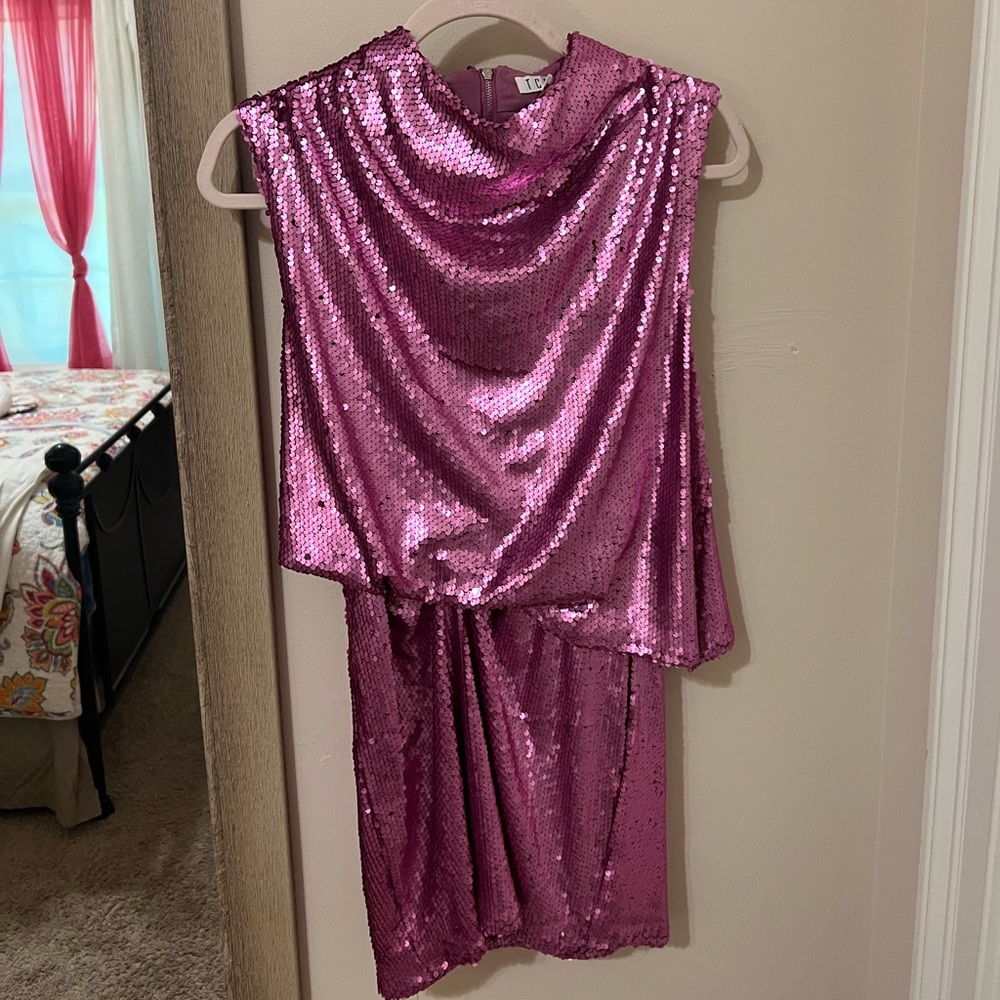 Sparkly pink dress